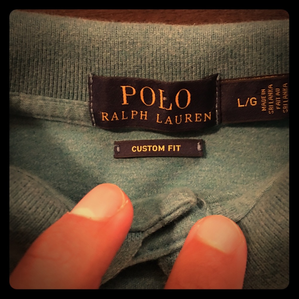 Men's size: Large Green #Ralphlauren #polo